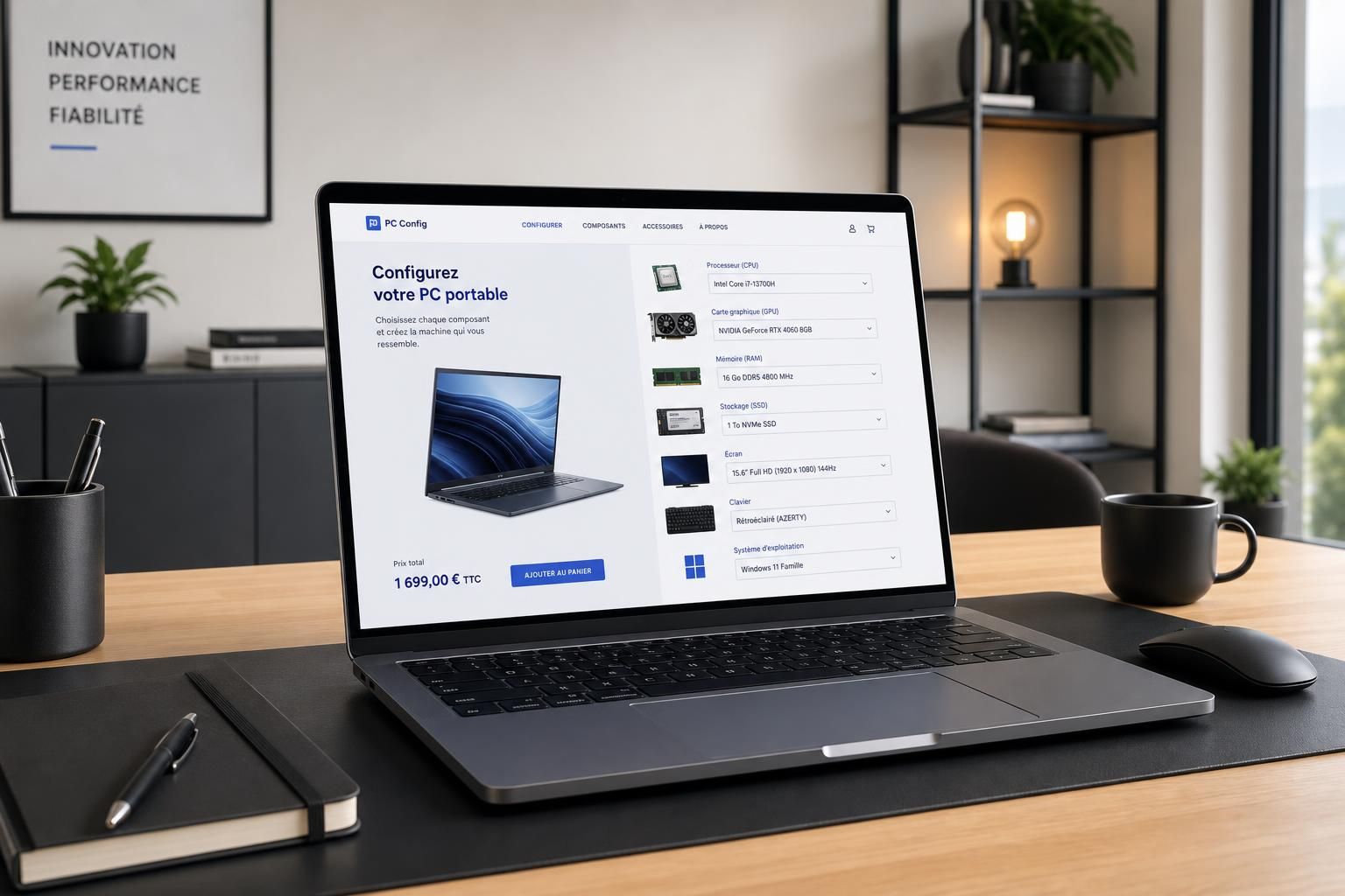 Configurateur PC portable idéal