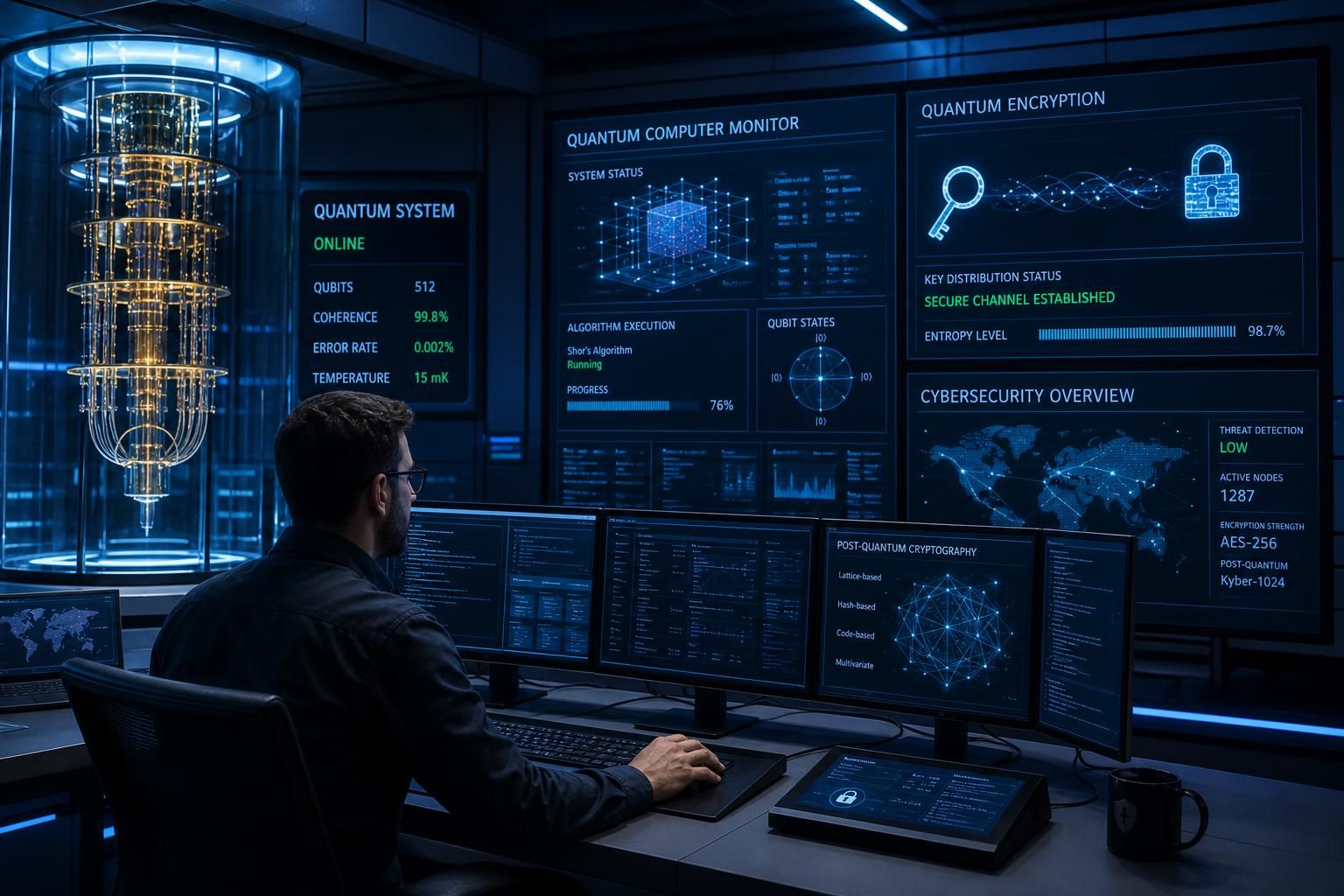 découvrez comment l'informatique quantique influence la sécurité des cryptomonnaies et les défis qu'elle pose pour la protection des transactions numériques. Informatique quantique et cryptomonnaies