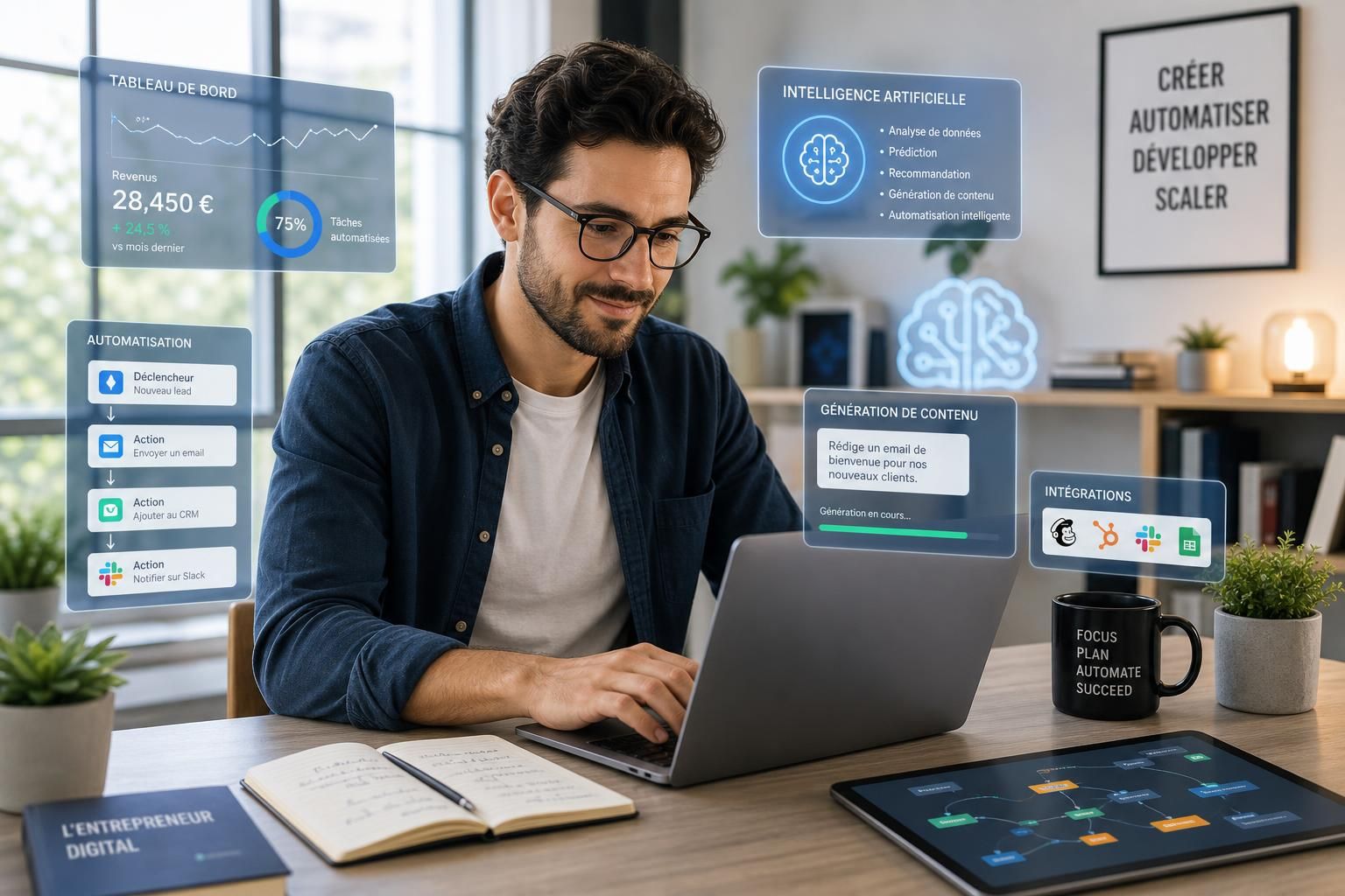 découvrez comment créer une activité secondaire rentable grâce à l'ia avec notre guide pratique étape par étape, pour optimiser votre temps et maximiser vos revenus.