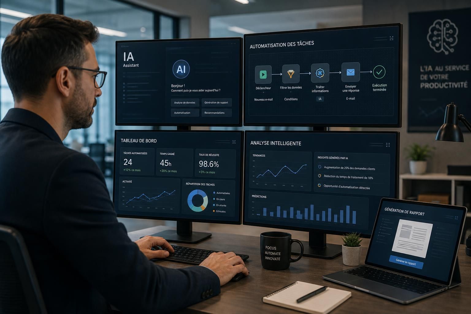 découvrez mon retour d'expérience après avoir testé 10 outils d'intelligence artificielle pour booster votre productivité et travailler plus vite au quotidien.